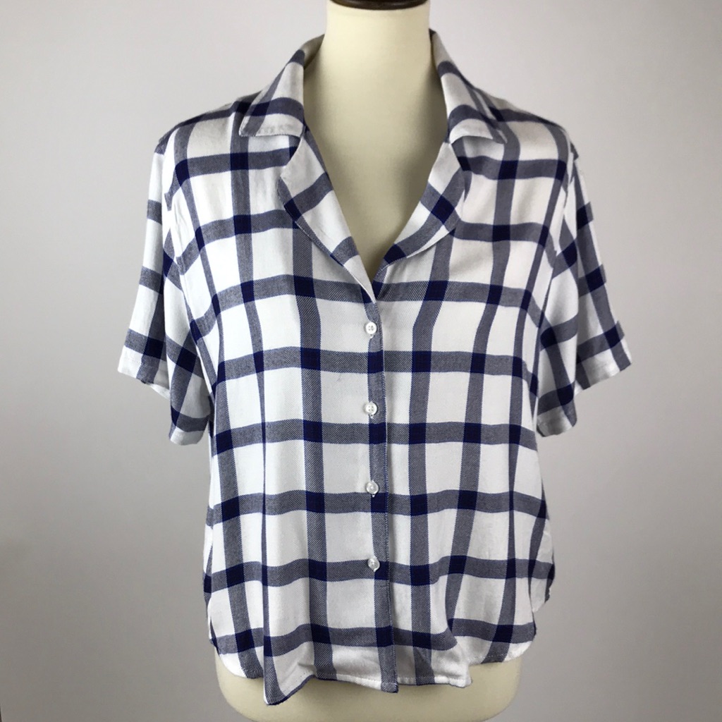 Rails | Gingham Button Up
